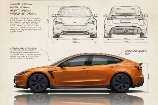 Automotive design direction with modified cars outside a workshop